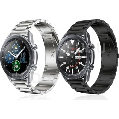 Titanium Strap For Samsung Galaxy Watch 3 45mm / Galaxy Watch 46mm / Gear S3 Smartwatch Band Watchband Metal Bracelet ремешок