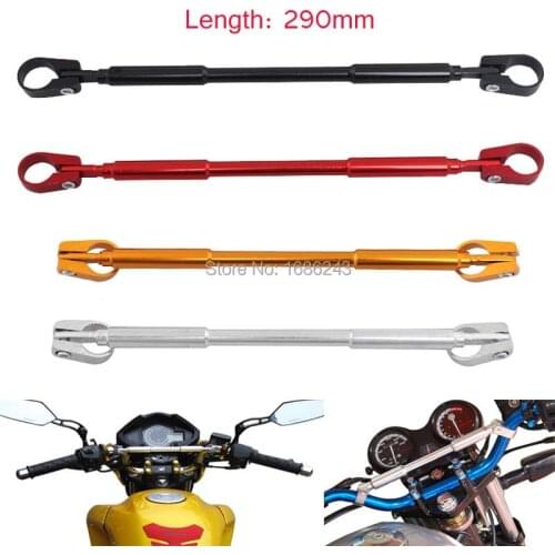 22mm 7/8" Motorbike Handlebar Crossbar Steering Wheel Strengthen Lever Bar 290mm Length