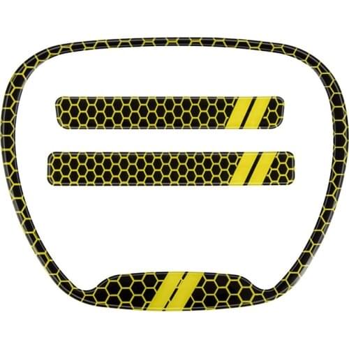 Steering Wheel Emblem Kit Trim Cover for Dodge Challenger Charger 2015-2020 Interior Decoration Accessories