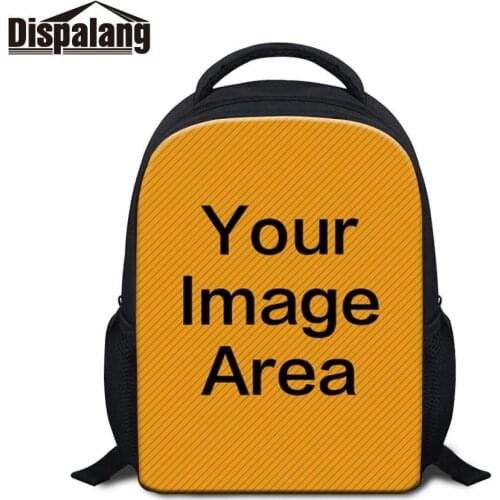 12 Inch Small Backpack For Little Boy Girl Customize Design Logo Schoolbag For 0-5 Year Old Student Kindergarten Bookbag Bagpack