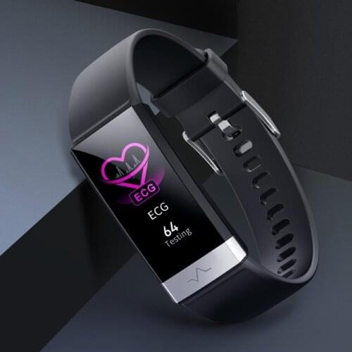 V19 ECG Bluetooth Heart Rate Blood Pressure Sleep Monitoring Smart Bracelet