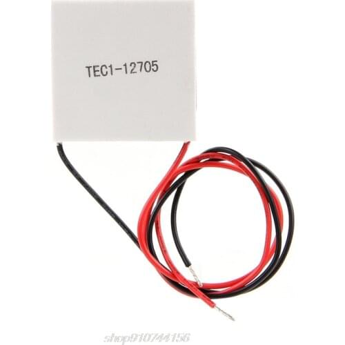 TEC1-12705 40x40mm Heatsink Thermoelectric Cooler Peltier Plate Elemente Module J03 21 Dropship