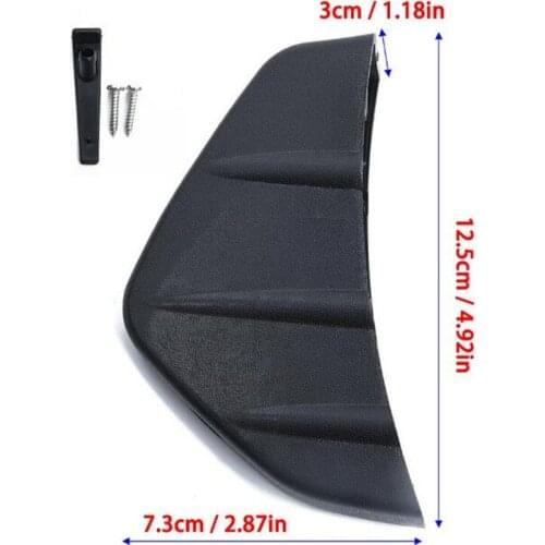 4PCS Universal Car Rear Bumper Lip Spoiler Diffuser Car-Styling for Audi A-series C-series S-series SQ-series RS-series Q3 Q5