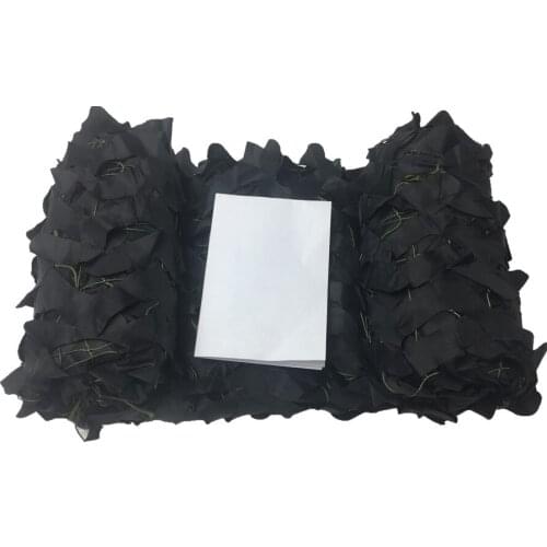 WELEAD Large Size Reinforced Camouflage Nets Black Military for Garden Shade Sun Shelter Gazebo Awnings Pergola 6x6M 7x7M 8x8M