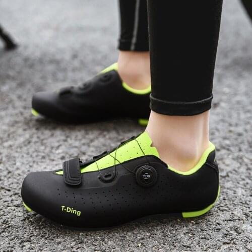 Cycling Shoes Road Men Women Bicycle Riding Sneakers Self-locking Breathable Ultra-light Shoes Non-slip Shoes Wear-resistant