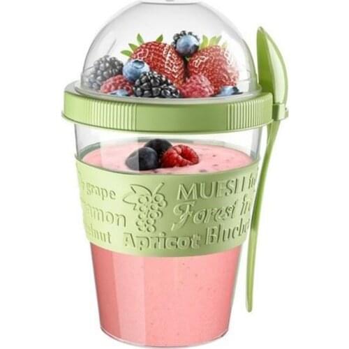 Yoğurt Kabı Mısır Gevreği Kahvaltı Müsli Kabı Shaker