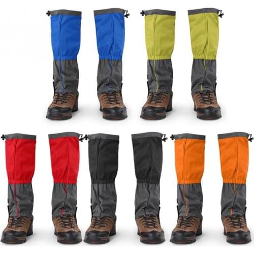 1 Pair Legging Gaiters Legwarmers Outdoor Waterproof Sports Climbing Hiking Legging Gaiters Shoe Boots Cover for Adult