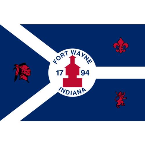 90x150cm USA Indiana Flag of Fort Wayne Indiana