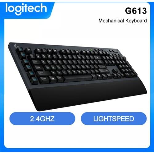 Logitech G613 LIGHTSPEED Wireless Gaming Mechanical Keyboard 2.4G Bluetooth 6 Programmable G Keys Gaming Keyboard
