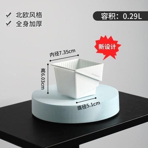 Multi-meat Flower Pot Large-caliber Plastic Meat Stone Entouroid Square Size Special Breathable Flower Pot