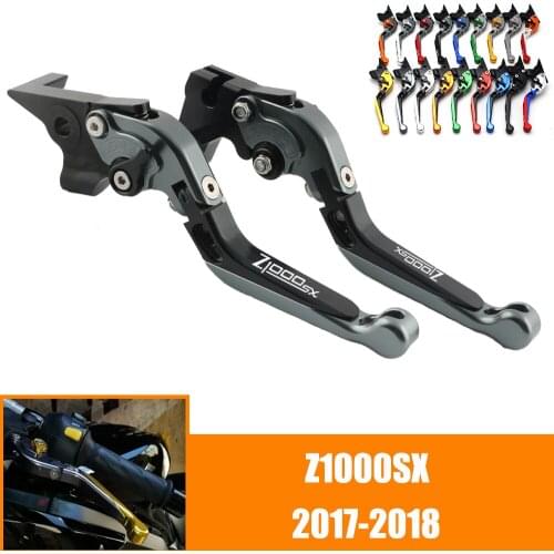 For KAWASAKI NINJA 1000 NINJA1000 Z 1000 SX Z1000SX 2017 2018 17 18 CNC Motorcycle Adjustable Brake Clutch Lever Levers Folding