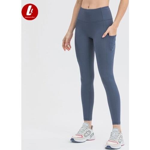 LULUBANANA Buttery-soft Naked-Feel Athletic Fitness Leggings Women Stretchy Squat Proof Gym Sport Tights Yoga Pants with pocket