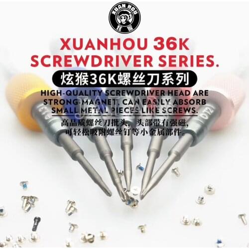 XUANHOU 36K Multi Function Screwdriver For iphone Disassemble Opening Tool With Magnetic Force For Mobile Phone Repair Tool Set