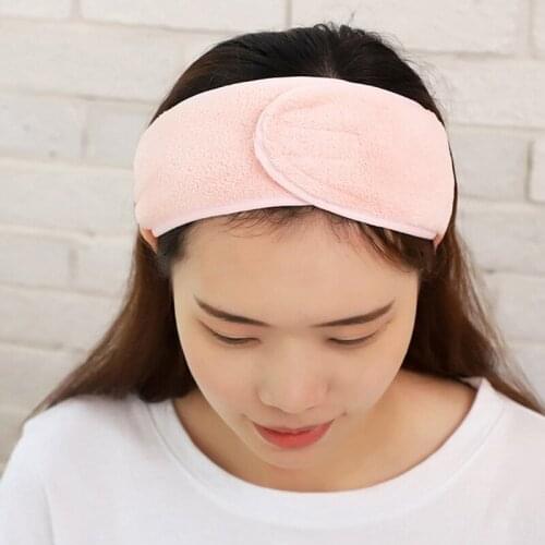 Fashion Spa Bath Shower Wash Face Elastic Hair Bands Head Turban Ladies Cosmetic Fabric Towel Make Up Tiara Headbands