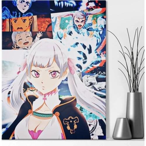 HD Print Modular Picture Black Clover Canvas Painting Poster For Noelle Silva Anime Living Room Home Decor Wall Art No Framework