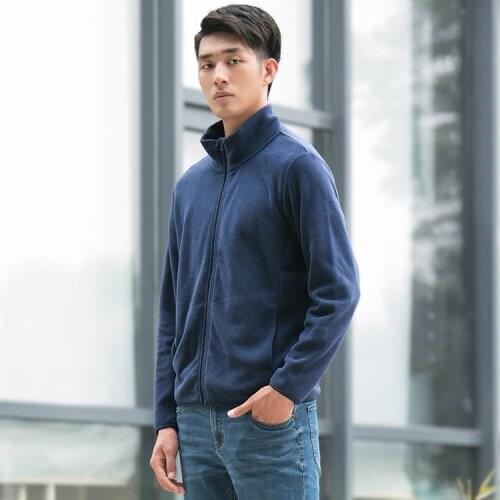 2021 New Xiaomi Cottonsmith Fleece zipper sweater men Fluffy warm delicate and soft casual sunshine coat mens cotton Smith
