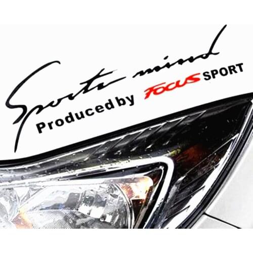 New Produced by Sports PVC Waterproof Decal Car Light Window Trunk Sticker Styling For Ford focus 2 3 MK2 MK3 ST RS 2018 2017