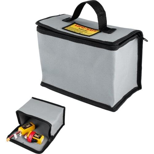 Fireproof RC LiPo Battery Safety Bag Safe Guard Charge Sack 20x170x28mm For RC Battery Charging