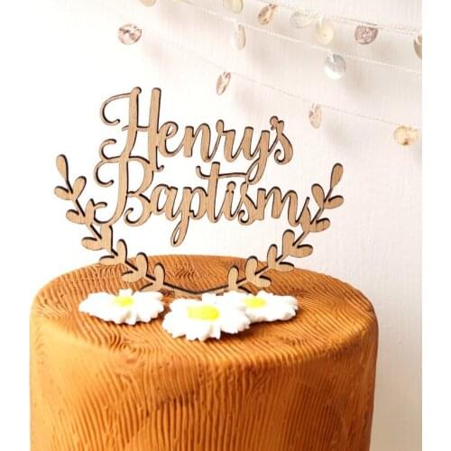 Personalized cake topper,Baptism topper, Christening custom cake topper, custom baptism cake topper, baptism decor, blessing to