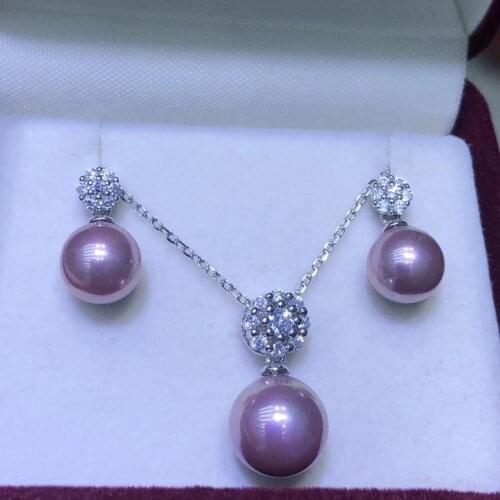 925 Sterling Silver Pendant Earrings Mountings Findings Base Jewelry Set Mounts Settings Parts for Pearls Beads Crystal