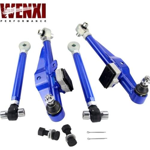 S14 Adj. Front Lower Control Arm Blue Only (Pair) For Nissan WX9832