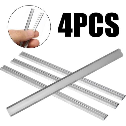 4 Piece 82mm Planer Blade Knife for Reversible Wood Planer Blades Woodworking Machinery Parts