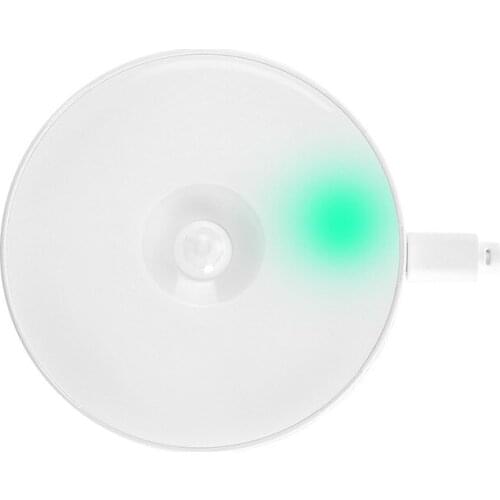 USB Rechargeable Motion Sensor LED Night Light Energy-saving Bedroom Washroom Stairs Intelligent Body Induction Home Wall Lamp