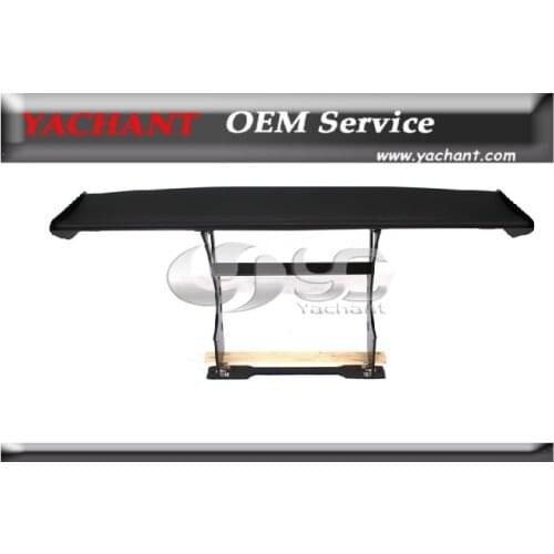 FRP Fiber Glass BSP Rear Spoiler Wing with Full set Bracket Fit For 2008-2013 Nissan R35 GTR