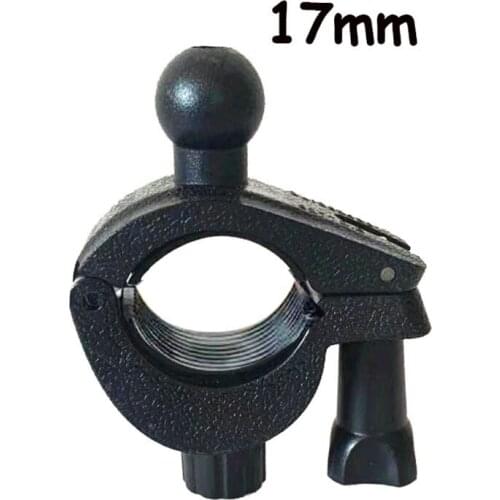 Claw Clamp Black Bike Bicycle Motorcycle Handlebar Handle Clamp with 17mm Ball Bar Camera Mount For GOPRO MOUNT for phone holder