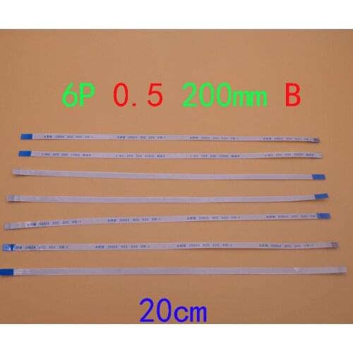 100pcs New Power Switch flex cable For Asus A550 A550C X550 X550V X550VC X550C X550CC FFC FPC Flexible Cable Length 20cm 6-Pin