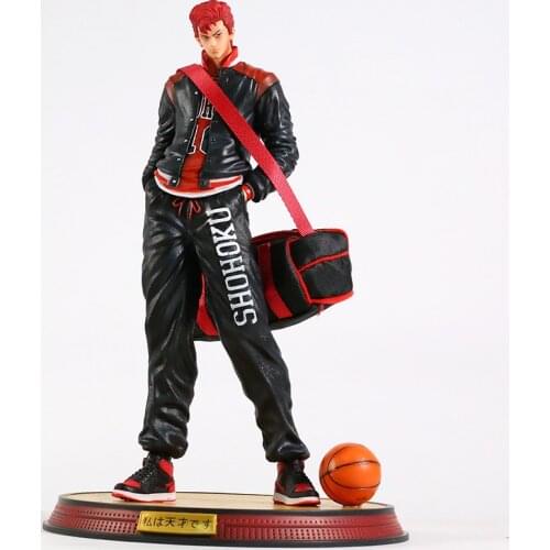 31cm Slam Dunk Sakuragi Hanamichi Collectible Figure Toy Statue Christmas Birthday Gift