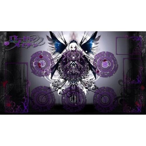 600X350MM Stitched Edges Playmat Douglas magin Board Games TCG CARDS Play Mat,Custom Design Natural Rubber Table Game Pad