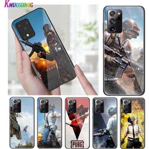 Bright Black Cover Game PUBG for Samsung S20 Ultra Plus A91 A81 A71 A51 A41 A31 A21 A21S A11 5G Phone Case