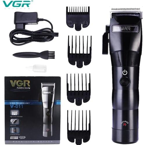 VGR electric oil tip trimmer wireless charging stainless steel blade charging hair clipper
