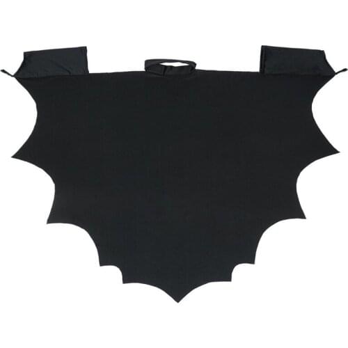 Halloween Bat Wing Cape Costumes Kids Black Horror Cloak Funny Cloak