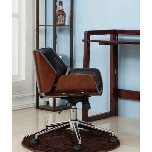 Solid wood computer chair. Home office chair. Rotary swivel chair