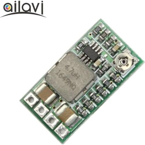 Mini 10PCS DC-DC Step-down Module Converter 4V-24V 12V/24V To 5V3A Adjustable And Fixable Power Buck Board 97.5% Efficiency