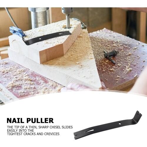 Multi-functional Staple Remover Nail Puller Pry Bar Woodworking Disassemble Crowbar Repair Opening Tool