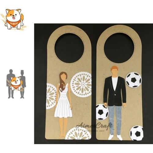 Man Woman Clothing Series Metal Cutting Dies Scrapbooking Stencil DIY Embossing Craft Die Cuts Card Making New Dies For 2019