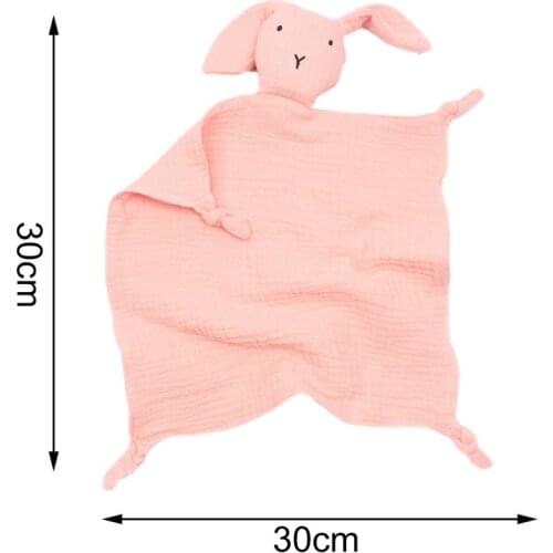 1PC Soft Newborn Baby Sleeping Dolls Kids Fashion Sleep Toy Soothe Appease Towel Bib Cotton Muslin Comforter Blanket