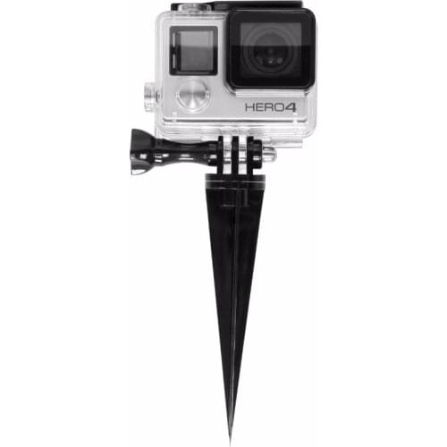 Ground Spike Mount Mini Tripod Pole Stake Anchor Hand Grip Holder For Gopro Hero 3/3+/4/5 Session Xiaoyi Action Camera