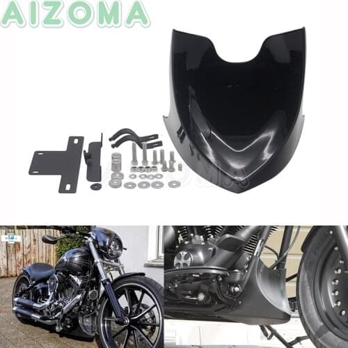 Motorcycle Lower Chin Fairing Front Spoiler Cover For Harley XL Sportster Dyna Touring Glide V-Rod Softail EVO 1996-2017 Fat Boy