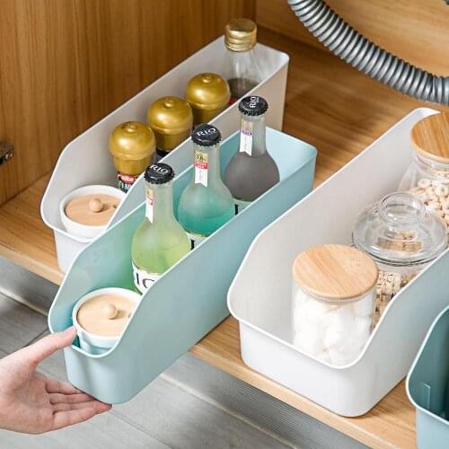 Refrigerator Organizer Containers Rectangle Cabinet Storage Box Kitchen Plastic Spice Storage Containers