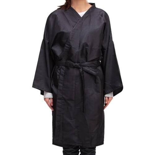 Hair Cutting barber cape Waterproof Kimono Cloth Salon Home use Barber Gown Cape Hairdresser Wrap QE