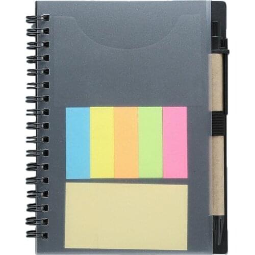Portable Sticky Notes Notepad Kawaii Stationery Diary Notebook with Pen School