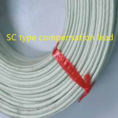 High temperature resistant SC type compensation wire/Temperature measuring line SC 2 * 1.5 square thermocouple compensation wire