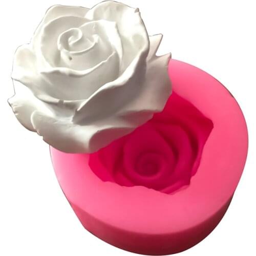 3D Rose Flower Silicone cake Mould Cake Decorating Tools DIY Baking Fondant Silicone Mold Soap Mould