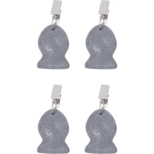 4Pcs Marble Pendant Tablecloth Weights Metal Curtain Cloth Retainer Table Cover Clips Dinner Table Clamp Hanger Tablecloth Hooks