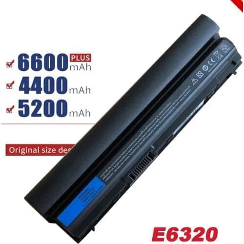 6Cell 11.1V 7FF1K Laptop Battery For DELL E6320 E6330 E6220 E6230 E6120 FRR0G KJ321 K4CP5 J79X4 P7VRH RFJMW Free Shipping