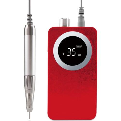 Brushless Handpiece Rechargeable Cordless Gradient Snow 35000RPM Portable Electric Nail Drill Polisher Pro Wireless 35000 E File